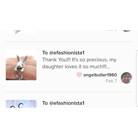 Silver Bunny Rabbit Statement Ring‎ Adjustable - Picture 7 of 7